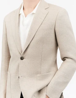 Justin HL Linen Blazer 2btn SB