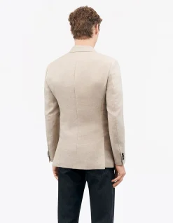 Justin HL Linen Blazer 2btn SB