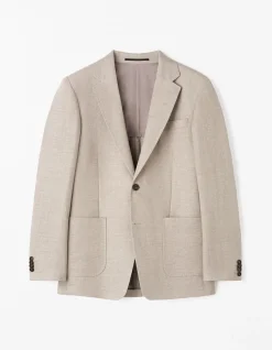 Justin HL Linen Blazer 2btn SB