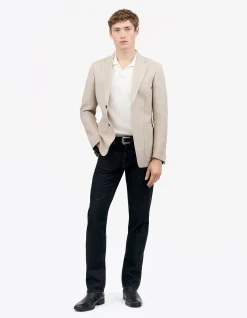 Justin HL Linen Blazer 2btn SB