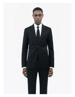 JUSTIN 2B SINGLE BREASTED RWS WOOL BLAZER