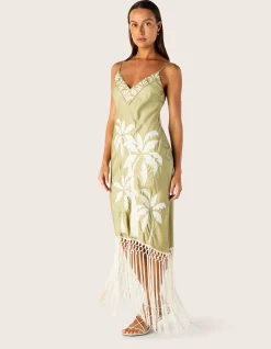 KALA EMBRODIERY STRAPPY DRESS