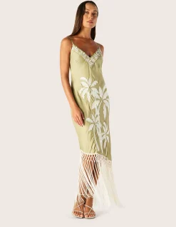 KALA EMBRODIERY STRAPPY DRESS