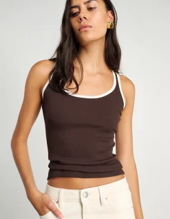 Kate Contrast Scoop Tank