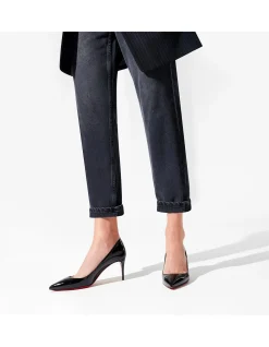 KATE 70 PATENT BLACK