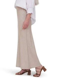KATIE BIAS CUT LINEN SKIRT