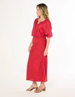 Katie Linen Bias Cut Skirt