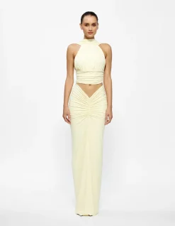 Kayson Stretch Crepe Maxi Skirt