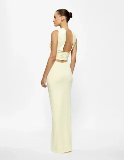 Kayson Stretch Crepe Maxi Skirt