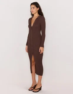 KEANI KNIT MIDI DRESS