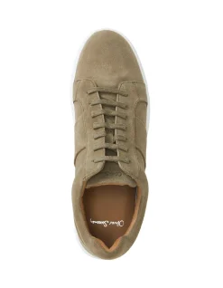 Kendal Panelled Suede Sneakers Brown