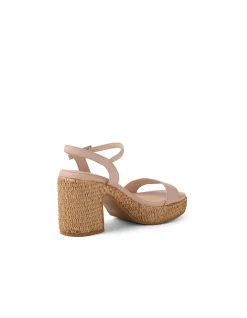 Kennedy Block Heel Leather Sandals