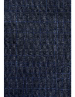 KENNEDY SUIT - BLUE TONAL MULTICHECK IN PURE WOOL, SUPER 110