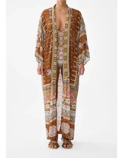 KIMONO LAYER WITH COLLAR
