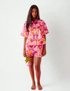 Kiss Me Short Sleeve Shirt & Short Pyjama Set