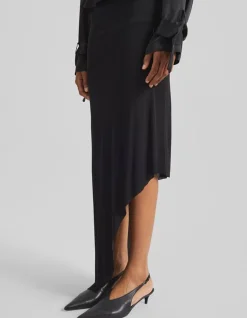 KITTY SHEER ASYMMETRIC SKIRT