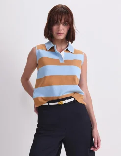 KNIT POLO TANK