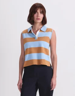 KNIT POLO TANK