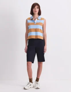KNIT POLO TANK