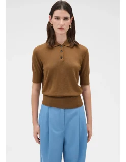 Knit Polo Top