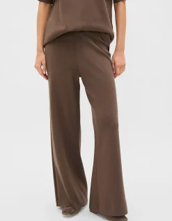 KNITTED RIB SIDE PANT