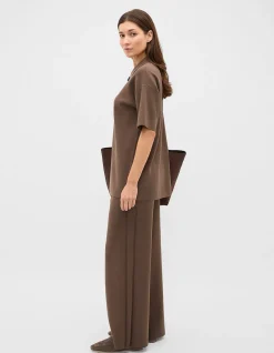 KNITTED RIB SIDE PANT