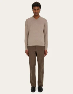 KNITTED V-NECK SWEATER