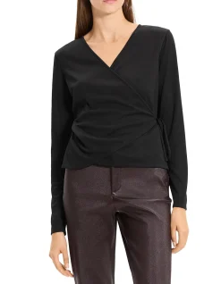 Knit Wrap Tie Top