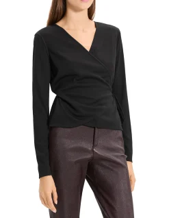 Knit Wrap Tie Top