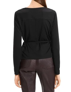 Knit Wrap Tie Top