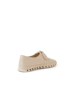 Kobas Bow Detail Leather Flats