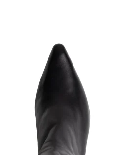 Kolton Black Leather Long Boot