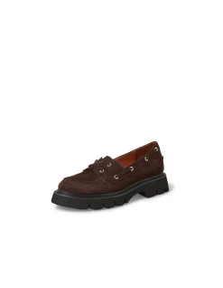 Kutee Chunky Sole Suede Boat Shoes