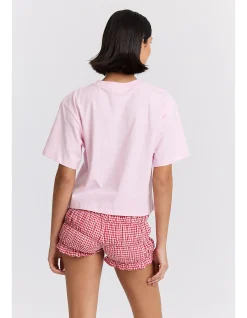 La Dolce Vita Lemons Boxy Crop T-Shirt