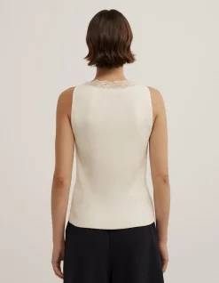 Lace Rib Tank Top