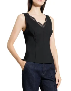 LACE TAILOR TOP