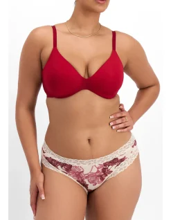 LACETAILS VISCOSE BAMBOO PRINT BIKINI BRIEF