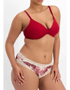 LACETAILS VISCOSE BAMBOO PRINT BIKINI BRIEF