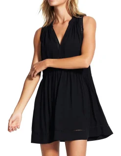 Ladder Detail Dress