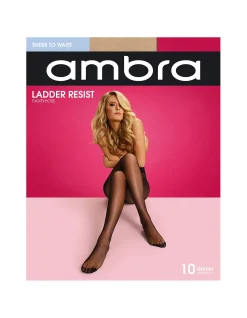 Ladder Resist Sheer Tights 10 Denier
