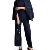 Lake Annecy Wide Leg Pull On Denim Jeans