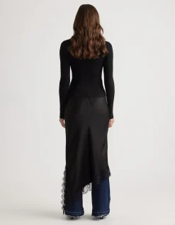 LANA SCALLOP BUTTON TOP