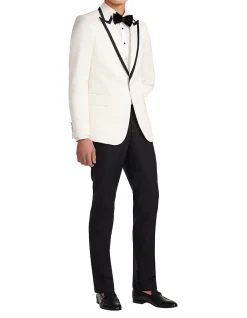 LAPEL DETAIL TUXEDO JACKET