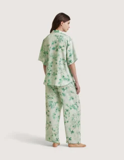 LA SOIE SHIRT SMALL IN WHISPER GREEN