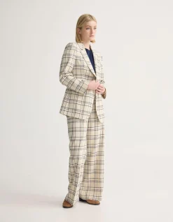 LAUREN CHECK SUIT PANT
