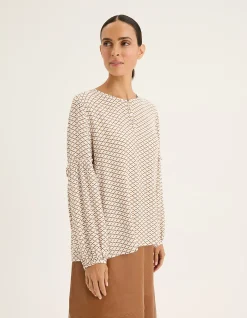 Lava Top with Geometric Print