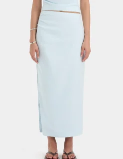 Lea Asymmetric Midi Skirt