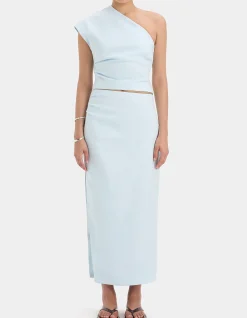 Lea Asymmetric Midi Skirt