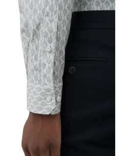 LEAF PRINT STANDARD CUFF SLIM SHIRT