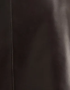 LEATHER MINI SKIRT